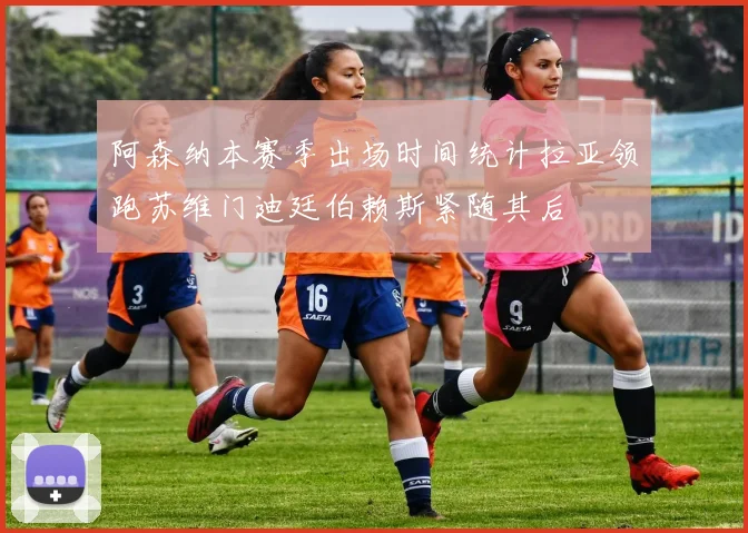 阿森纳本赛季出场时间统计拉亚领跑苏维门迪廷伯赖斯紧随其后